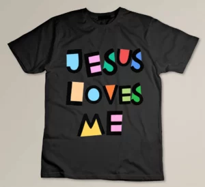 Jesus Loves Me Religious Religion Church CHristian Catholic Premium T-shirt