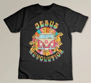 Jesus Revolution Christian Easter Day Religious T-shirt