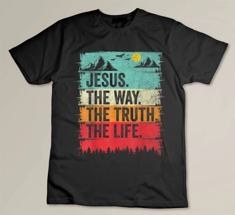 Black Jesus The Way Truth Life Women Men Kids Christian Worship