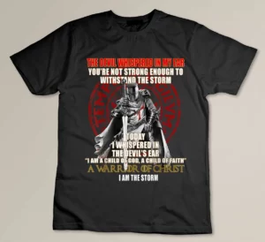 Knights Templar Faith In Jesus Christ Christian Faith & God T-shirt