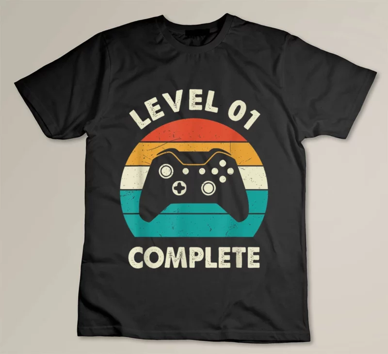 Black Level 1 Complete 1st Wedding Anniversary For Him Her Funny
