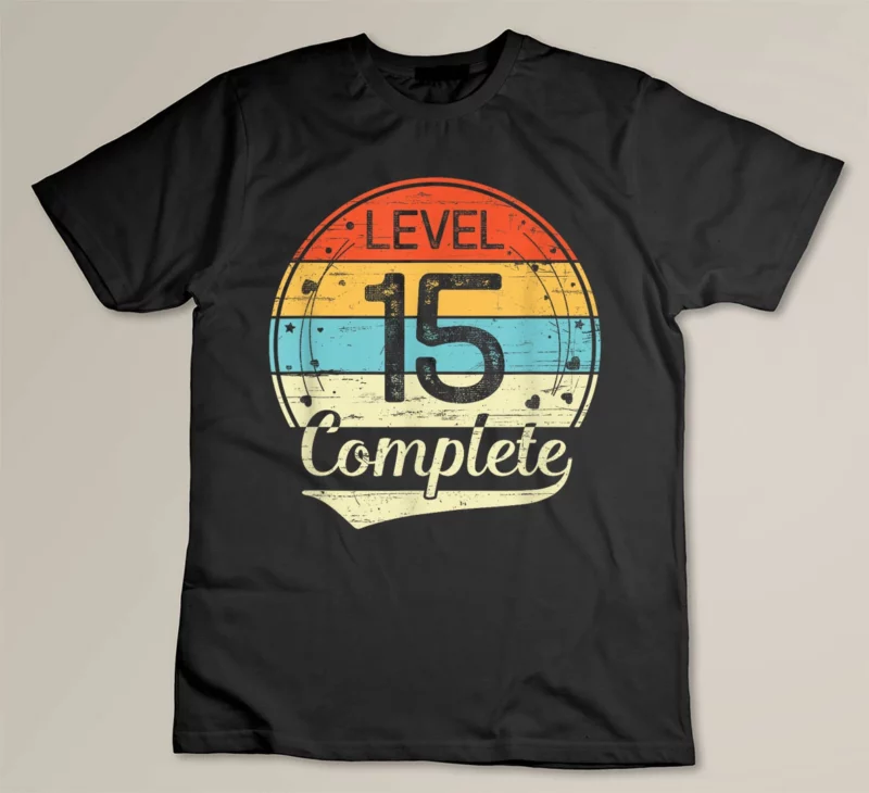 Black Level 15 Complete Retro 15th Wedding Anniversary
