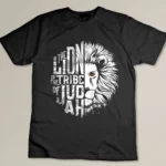 Lion of Tribe of Judah Religious Graphic Christian Worship Premium T-shirt