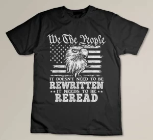 Mens It Doesn_t Need To Be Rewritten It Needs To Be Reread USA T-shirt
