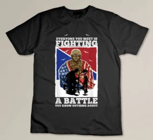 Mental Health Veteran Eagle Proud Soldier Army Support T-shirt
