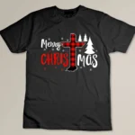 Merry Christmas Christians Buffalo Plaid T-shirt