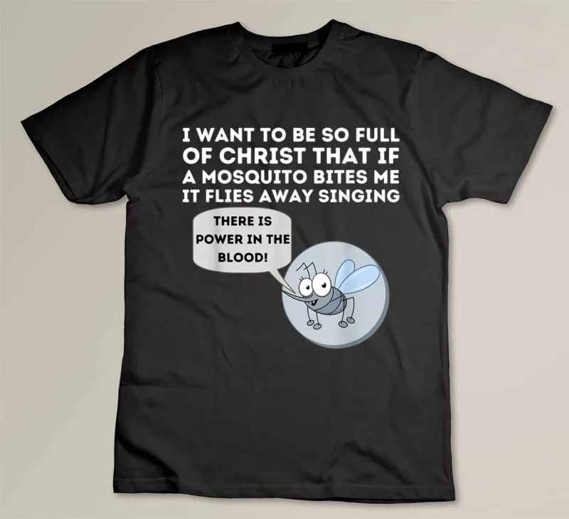 Black Mosquito Joke Funny Christian Bible Jesus