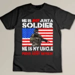 My Uncle Is A Soldier Hero Proud Army Nephew Military Family T-shirt