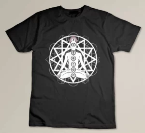 Namaste Lotus Chakras Yoga Lover T-shirt