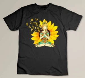 Namaste Shirt Girls Women Yoga Lover Yoga Pose Gift T-shirt