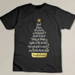 Names of Jesus Christian Faith Christmas Tree T-shirt