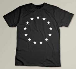 Patriotic Betsy Ross American USA Flag 13 Stars Circle T-shirt