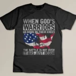 Patriotic Christian Devotee God Christianity US Flag Jesus T-shirt