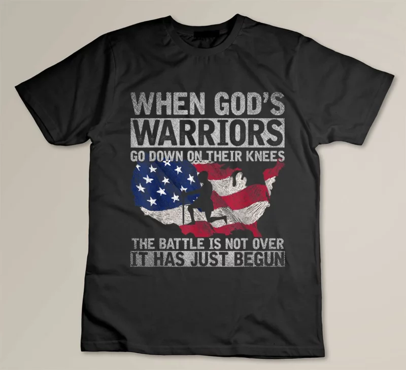 Black Patriotic Christian Devotee God Christianity US Flag Jesus
