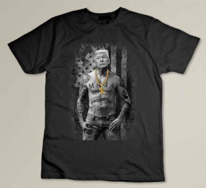 Patriotic Gangster Anti Liberal Pro Trump Republican Gift T-shirt