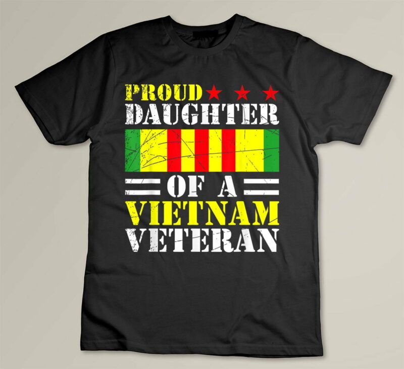 Black Patriotic Soldier Daughter United States Vietnam Veteran