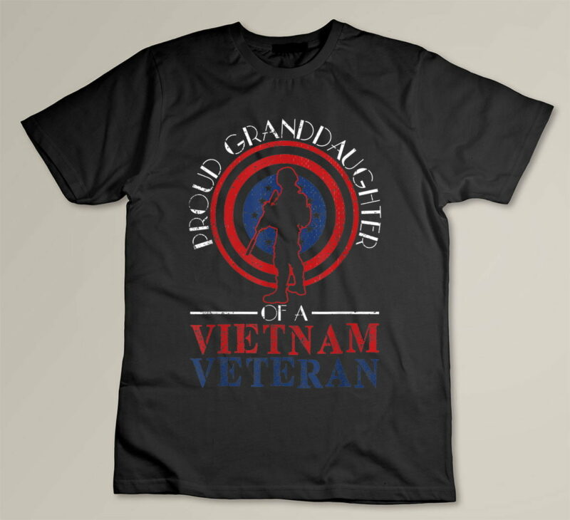 Black Patriotic Soldier Proud Granddaughter Of A Vietnam Veteran