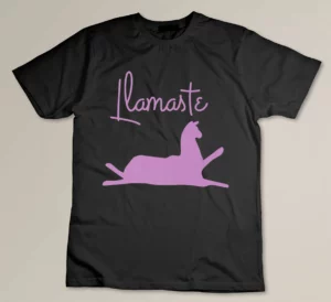 Peace Llamaste Yoga Design For Yoga Lovers Premium T-shirt