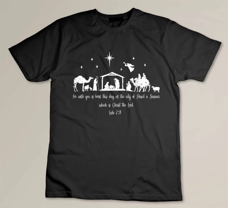 Black Ph Christian Bible Costume Christmas Nativity Luke 2 11
