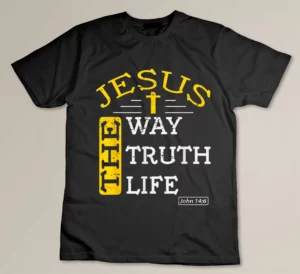 Religious Christian Bible Verse 14-6 Biblical Gospel T-shirt