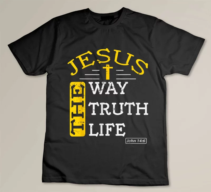 Black Religious Christian Bible Verse 14 6 Biblical Gospel