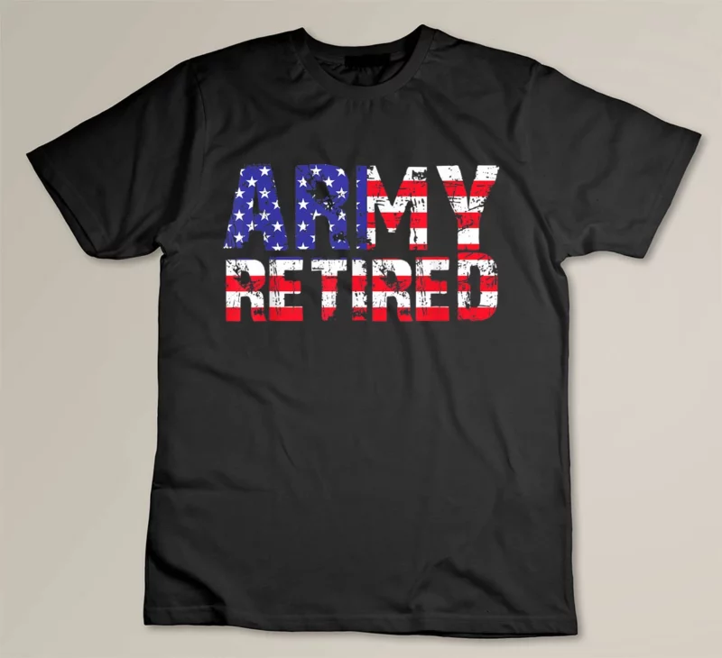 Black Retired Army . US ARMY Retirement Gift