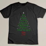 Savior is Born Bible Verse Christmas Tree Holiday Religious T-shirt