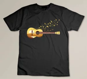 Scenic Uke Guitar Ukulele Lover Guitar Ukulelist T-shirt