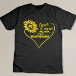 Sunflower Jesus Not Religion Relationship God Christian Gift T-shirt