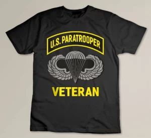 US Paratrooper Airborne Division Army Veteran T-shirt