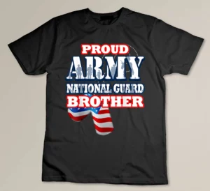 USA Proud Army National Guard Brother Men T-shirt