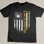 Vintage USA Locksmith American Flag Patriotic Funny Gift T-shirt