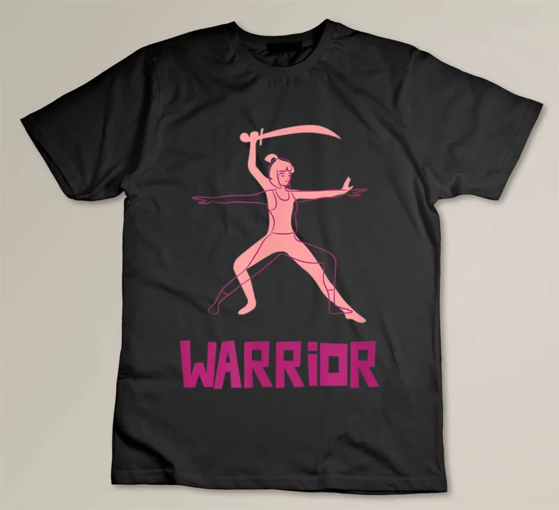 Black Warrior slogan yoga lover