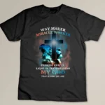 Waymaker Miracle Worker Lion Jesus Christ Religious Picture T-shirt