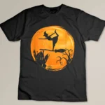 Witch Yoga Funny Halloween Yoga Witch Lover Occult Witch T-shirt