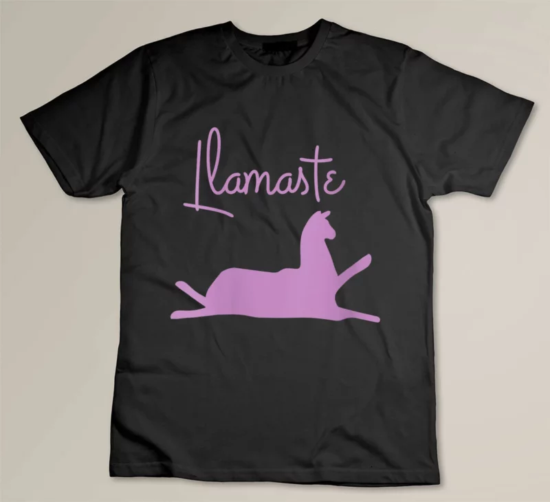 Black Womens Peace Llamaste Yoga Design For Yoga Lovers