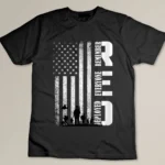 Womens RED Friday Military US Army Remember erveryone deployed T-shirt