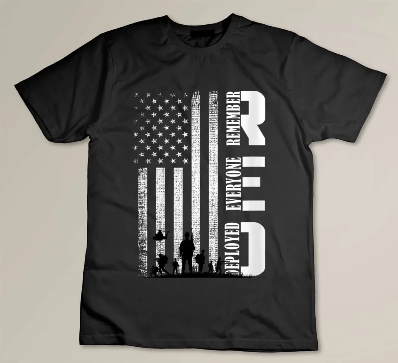 Black Womens RED Friday Military US Army Remember erveryone deployed