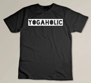 Womens YOGAHOLIC Yoga lovers T-shirt