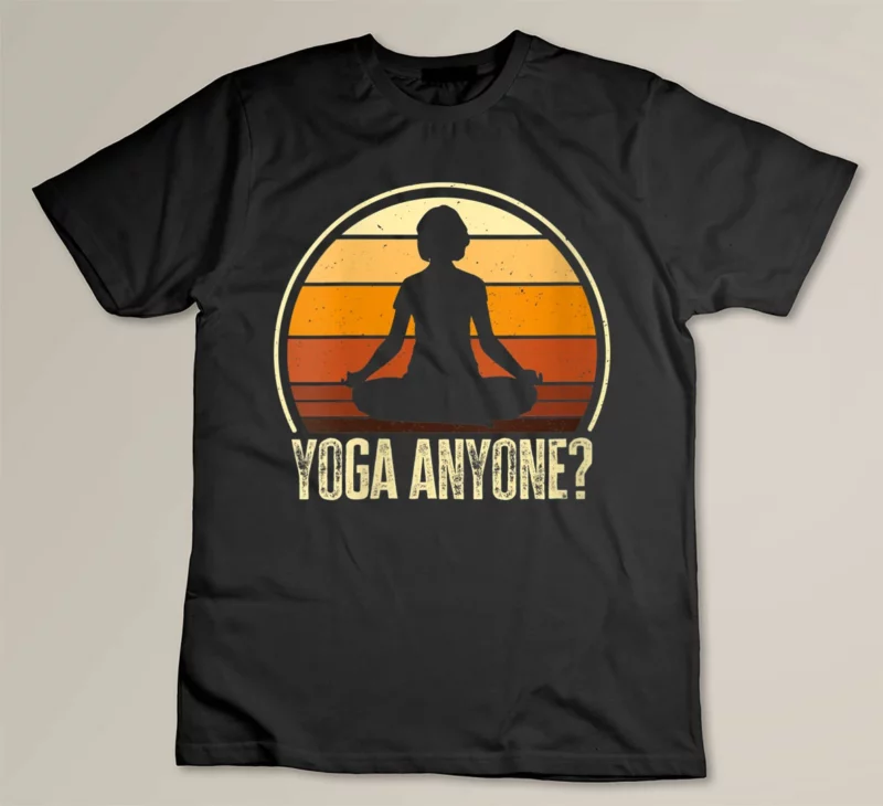 Black Womens Yoga Anyone Retro Vintage Yoga Lover Yoga Instructor
