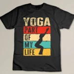 Yoga Part Of My Life, Yoga Instructor, Vintage Yoga Lover Premium T-shirt