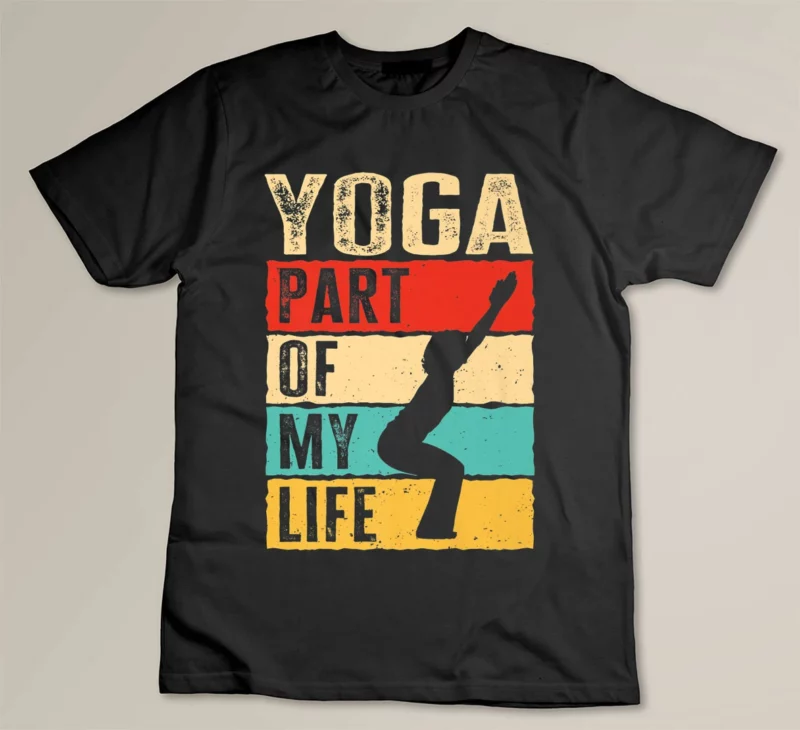 Black Yoga Part Of My Life Yoga Instructor Vintage Yoga Lover Premium