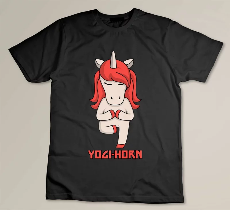 Black Yoga Unicorn Funny Yogi Corn Meditation Unicorn Yoga Lovers Premium