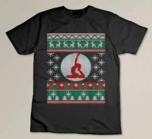 Yoga ugly christmas gift idea Yoga lover T-shirt