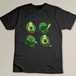 Yogavocado Poses, Funny Tropical Fruit Doing Yoga Poses T-shirt