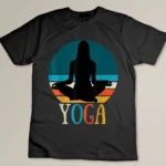Yogi in a cool calm pose, yoga lover yogi T-shirt