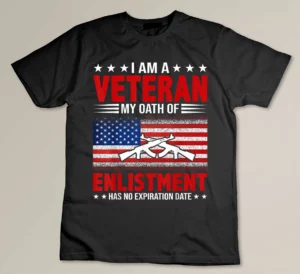i am a veteran my of entlistment has no expiration date T-shirt