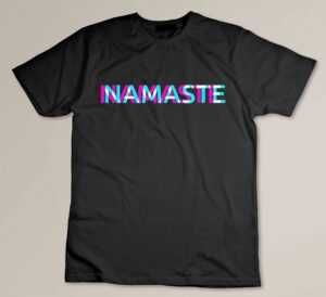 NAMASTE Meditation Yoga Gift for Yoga Lover Instructor T-shirt