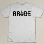 Halloween Wedding Bride Groom Skeleton Till Death Matching Custom T-shirt