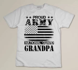 Proud Army National Guard Grandpa U.S T-shirt